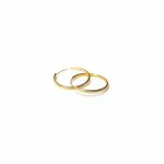 گوشواره طلای 18 عیار حلقه ای مدل 001