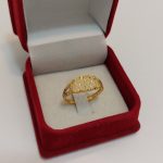 انگشتر طلای 18 عیار کد 014